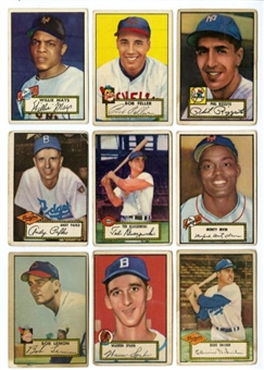 1952 Topps Low Number Partial Set (303 of 310) Cards    